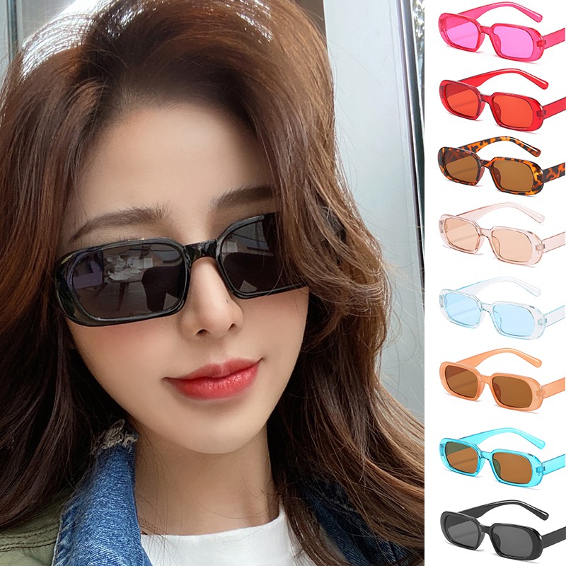 Kính mát gọng kim loại chống tia UV400 thời trang cho nữ