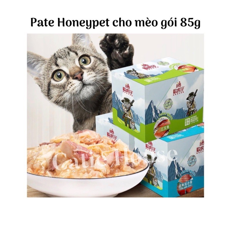 [Giao ngay Nowship/Grab] Pate Honeypet 85g cho mèo - Pate Balance 85g cho mèo