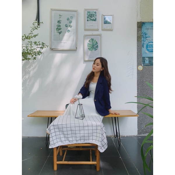 Set blazer xanh Navy - Hàng thiết kế Rozzy