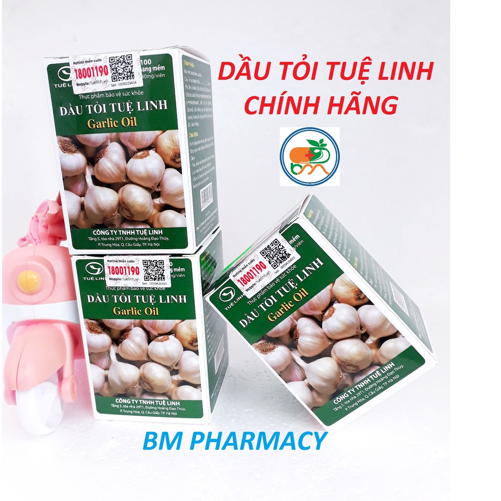 Viên uống DẦU TỎI TUỆ LINH, hỗ trợ giảm mỡ máu, giảm nguy cơ xơ vữa động mạch và tăng sức đề kháng cho cơ thể