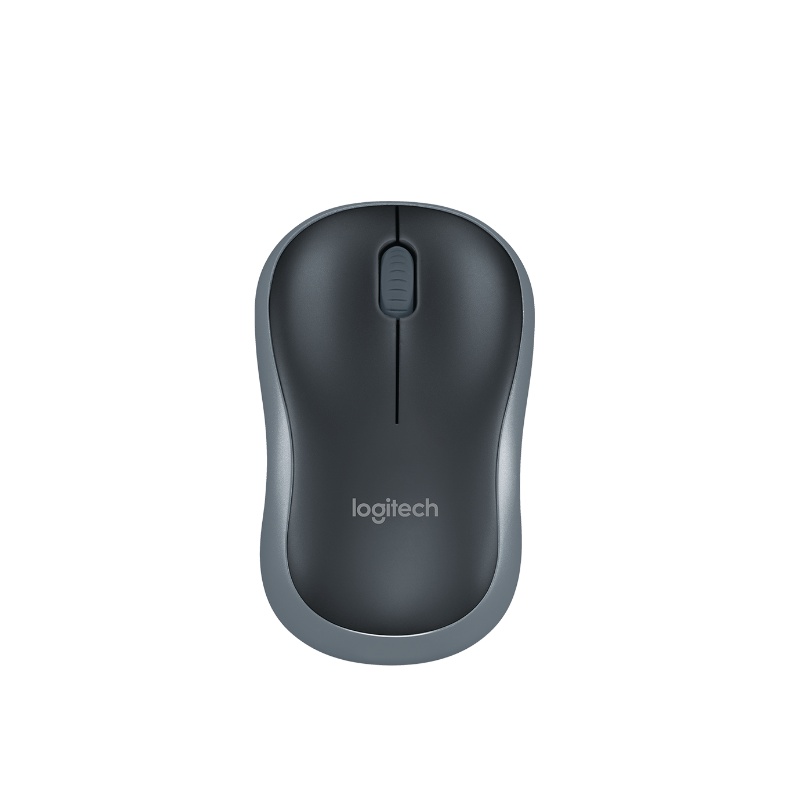Chuột máy tính không dây Logitech M185 (Xám)