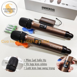 Bộ 2 micro không dây karaoke chuyên dụng K8