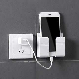 Kệ Dán Tường Để Điện Thoại, Remote - Giá Đỡ Điện Thoại Treo Tường Tiện Lợi Thông Minh