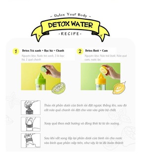 Bình nước Detox Lock&Lock HLC659 - 520ml