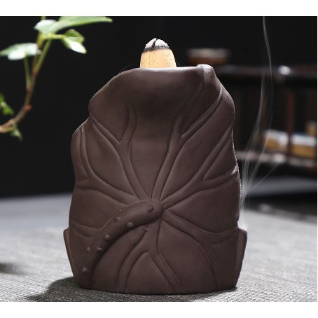 Tượng Phât Di Lặc Cười May Mắn Kèm Nụ Trầm Khói Ngược | Trang trí Tiểu cảnh - Tetrarium - Sen đá - Bàn trà