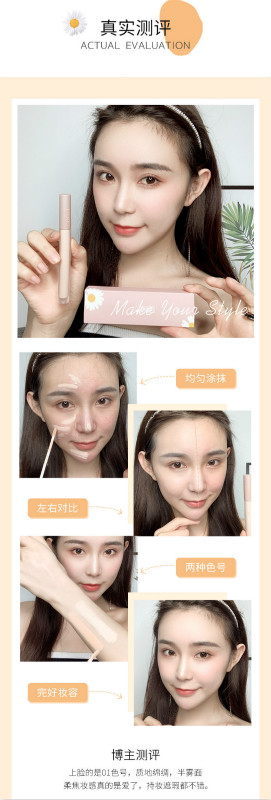 [Hàng mới về] Kem nền Wodwod che khuyết điểm dạng lỏng mềm mịn tự nhiên không bết dính lâu trôi | BigBuy360 - bigbuy360.vn