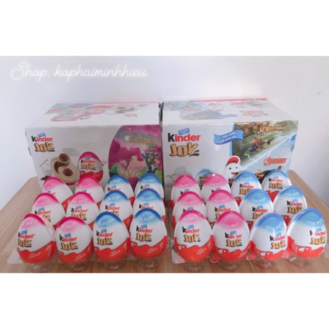 Trứng chocolate-đồ chơi Kinder Joy Ấn Độ, hộp 24 quả