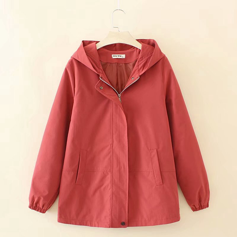 Plus Size XL-4XL Women's Autumn Winter Clothing Solid Zip Up Jackets Casual Outerwear Oversize Tops | BigBuy360 - bigbuy360.vn