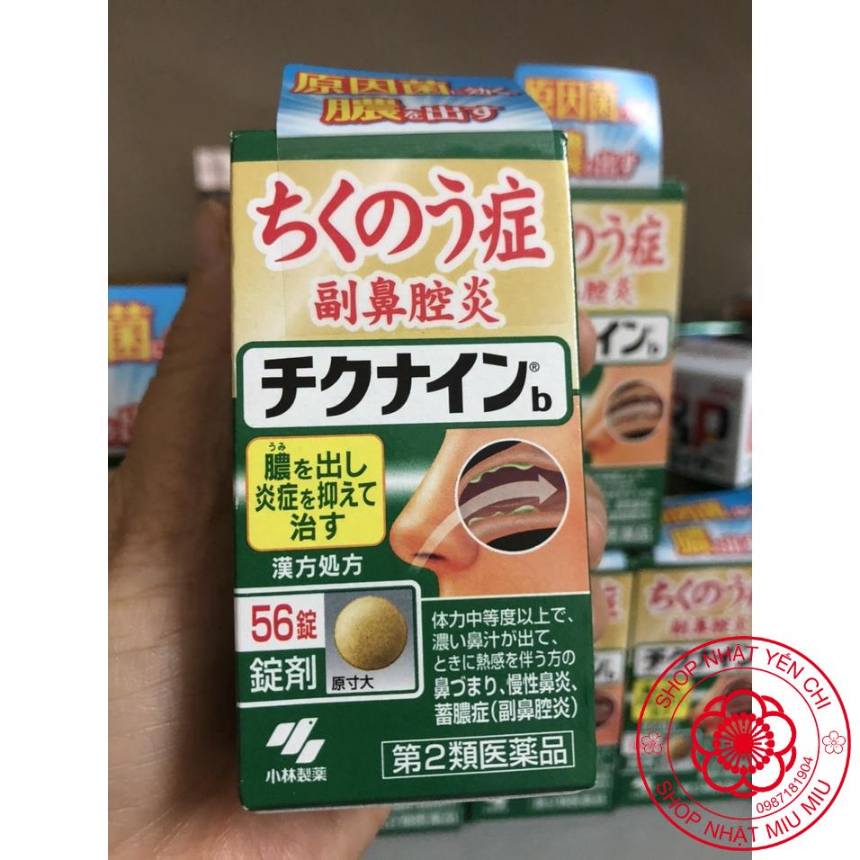 Viên uống xoang Nhật bản Kobayashi Chikunain 56/112/224 viên