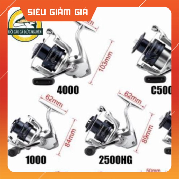 [Combo] R [Chính hãng]Máy câu SHIMANO NEXAVE C3000 chính hãng câu lure,lục,lancer -ĐỒ CÂU NGỌC HẢI [ GIÁ RẺ ]í