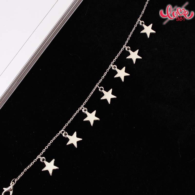 Lắc chân/ lắc tay phối mặt tua rua ngôi sao dạ quang xinh xắn cho bạn gái | BigBuy360 - bigbuy360.vn