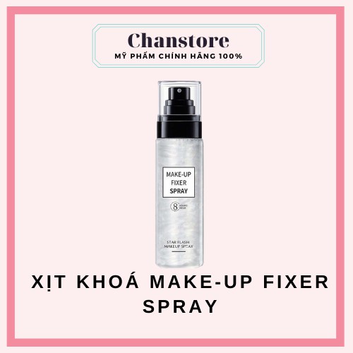 Xịt nhũ khóa makeup chính hãng Star Flash Make Up Spray 8 Hours Wear | BigBuy360 - bigbuy360.vn