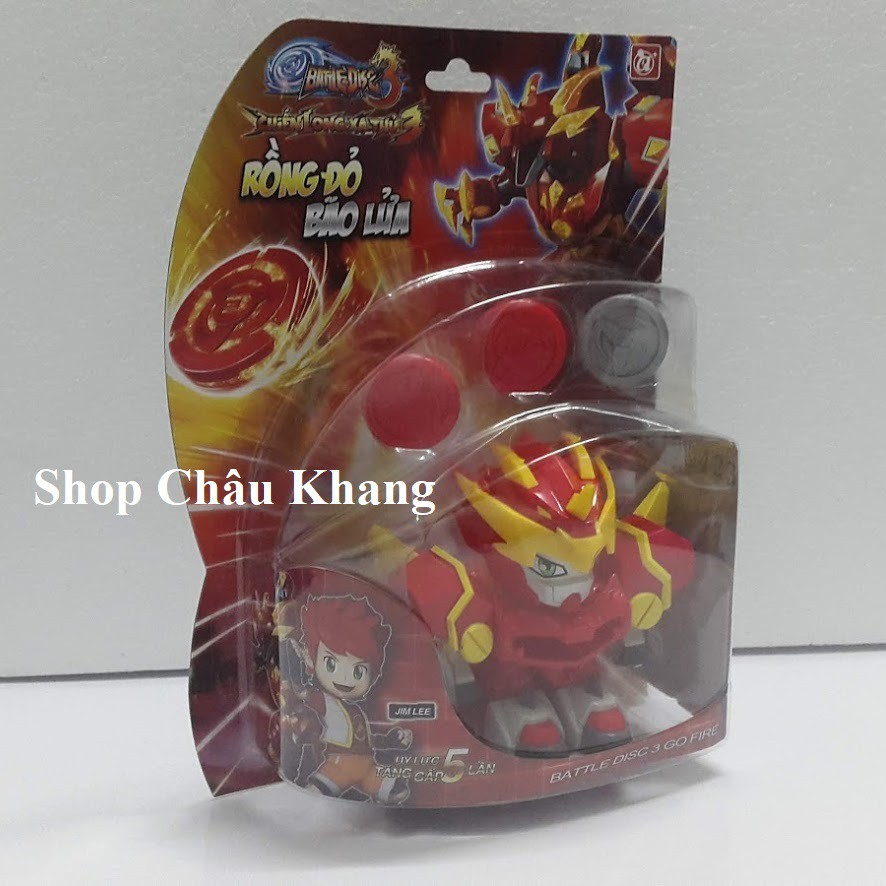 Rồng Đỏ Bão Lửa - Chiến Long Xạ Thủ Battle Disc 3 DQL-80201