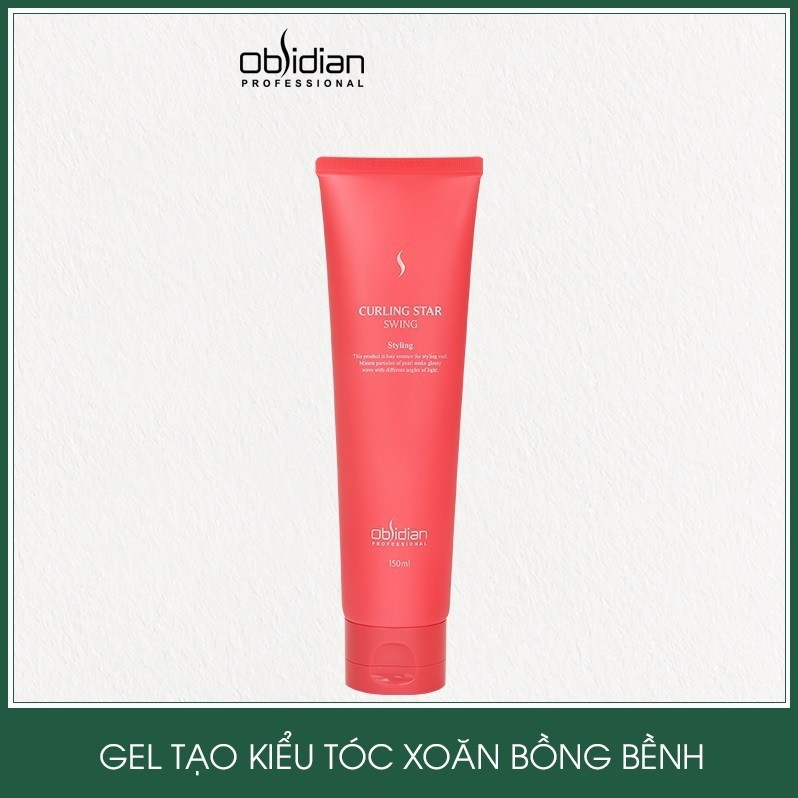 GEL TẠO KIỂU TÓC UỐN XOĂN BỒNG BỀNH OBSIDIAN 150 ML