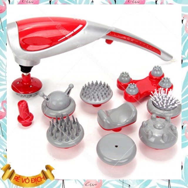 Máy massage cầm tay 10 đầu King Massager