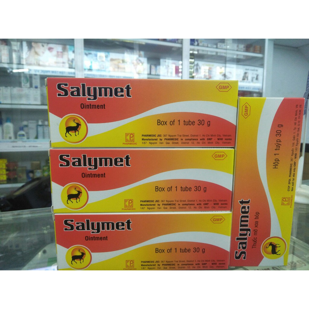 Kem mỡ xoa bóp đau nhức Salymet 30g