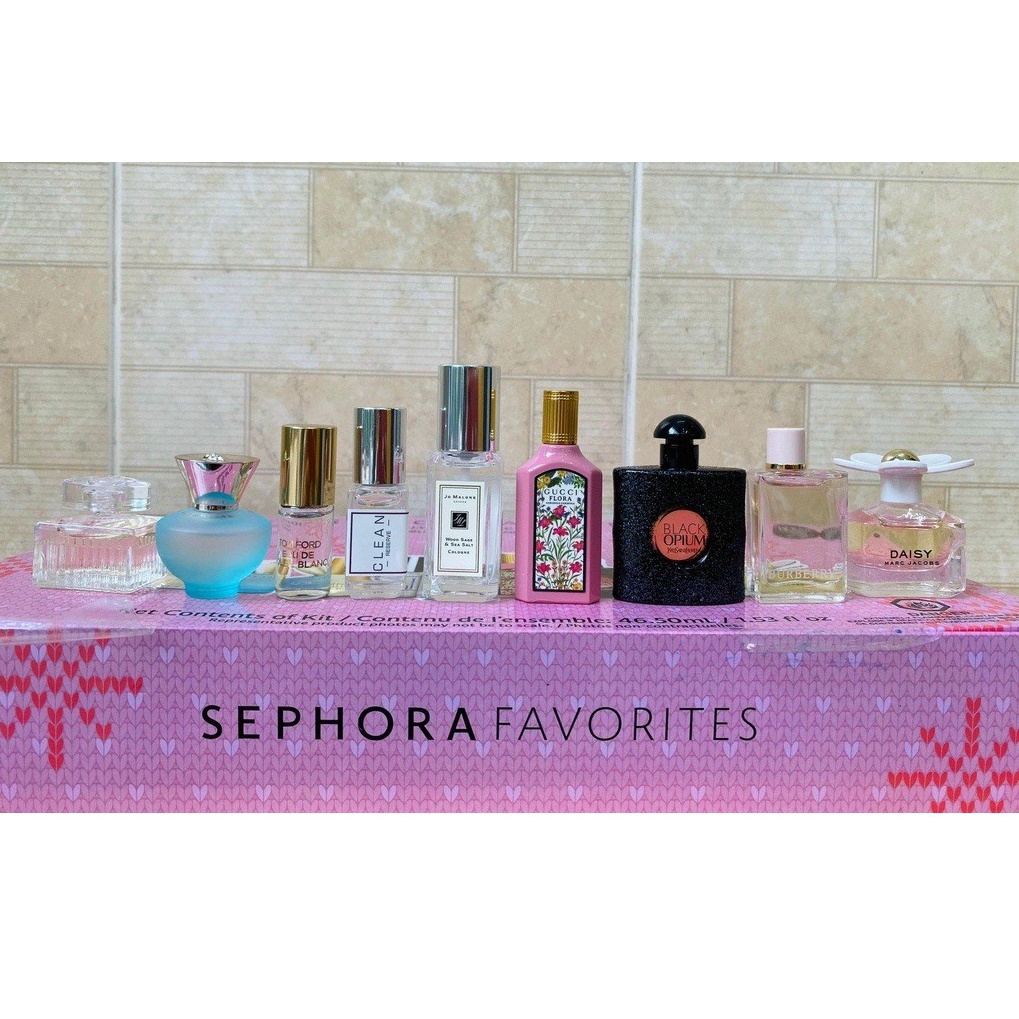 Set 9 nước hoa mini Sephora Favorites Deluxe Perfume Sampler bộ 9 sản phẩm