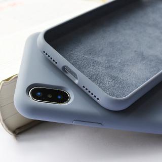 Ốp Điện Thoại Silicone Mềm Chống Sốc Màu Trơn Cho iPhone 8 7 6 6s Plus 5 5s SE