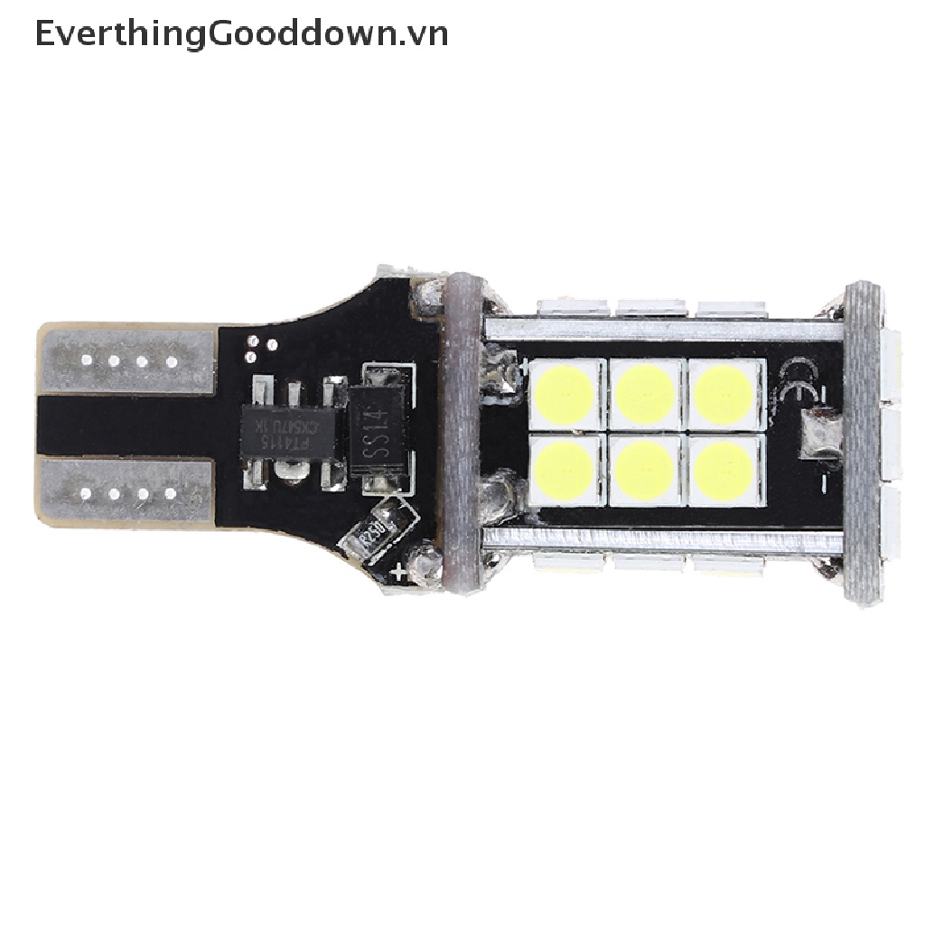 Bộ 2 Đèn LED T15 W16W 24 SMD 3030 921 912 Ánh Sáng Trắng