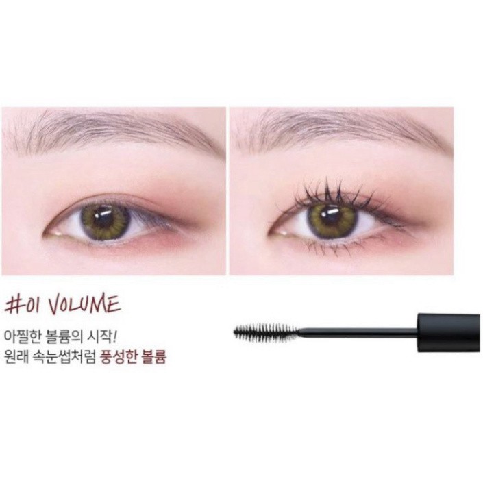 Mascara Chuốt Mi Dày Và Cong Tự Nhiên Karadium On The Top Fiber Mascara 10ml E2