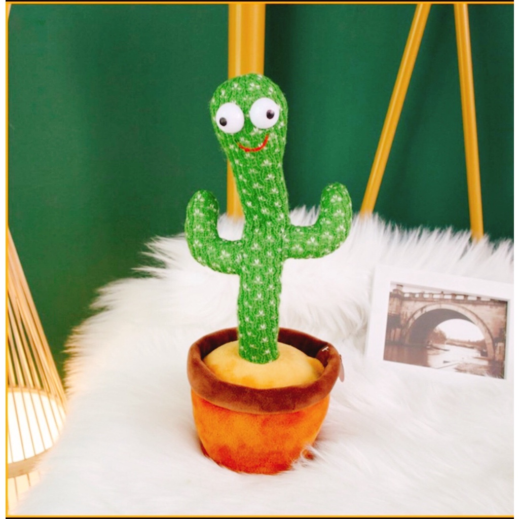 Cây xương rồng nhái giọng phát nhạc Việt 120 bài hát, có sạc pin - Cây xương rồng biết nói Huggy Wuggy nhảy múa vui nhộn