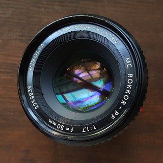 Ống kính MF - Minolta MC ROKKOR-PF 50mm f1.7 ngàm Minolta MD ( SR ) - 2259936