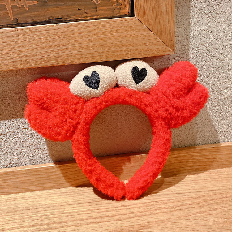 Băng Đô Cài Tóc Hình Chú Cua Dễ Thương Cho Nữ