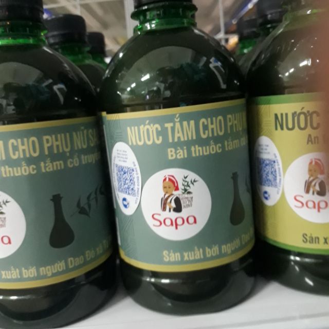 Nước tắm người dao đỏ cho phụ nữ sau sinh