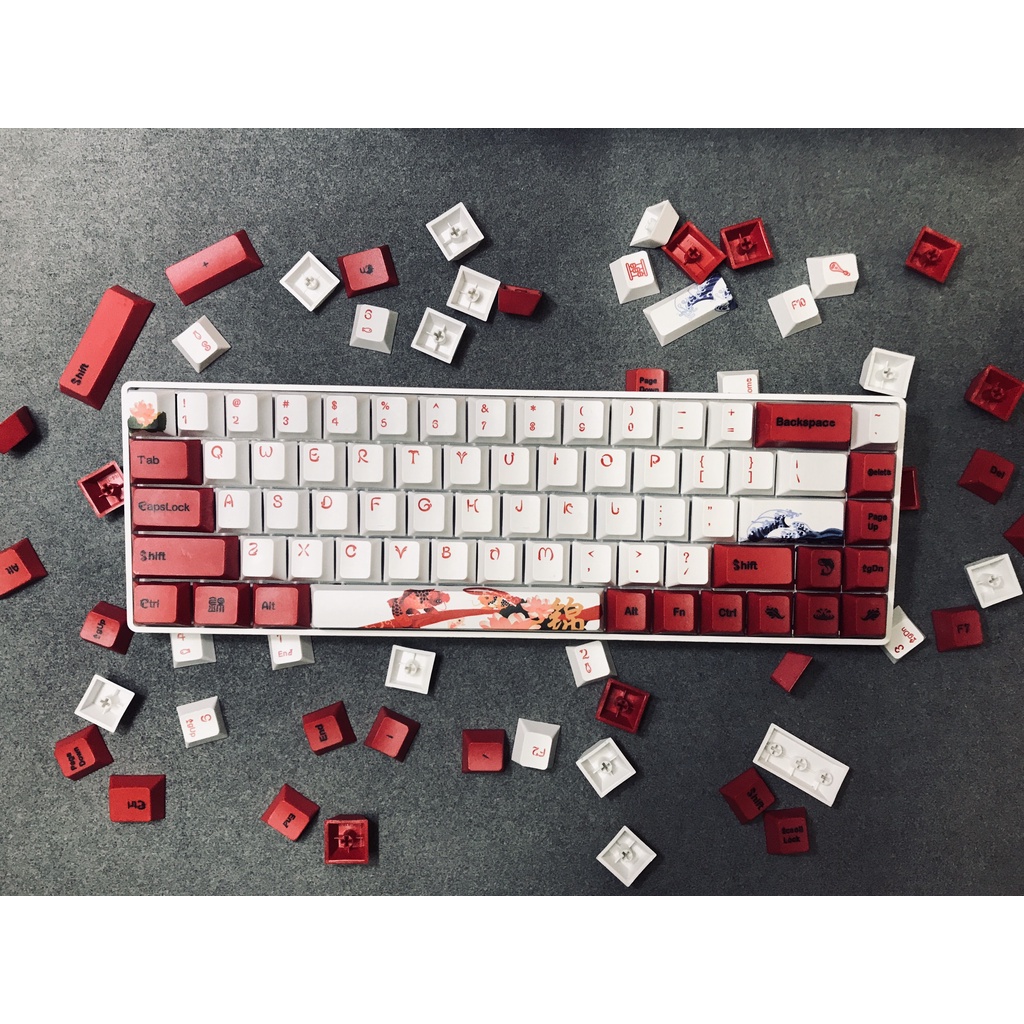 Keycap OEM KOI PBT Dyesub cho phím cơ