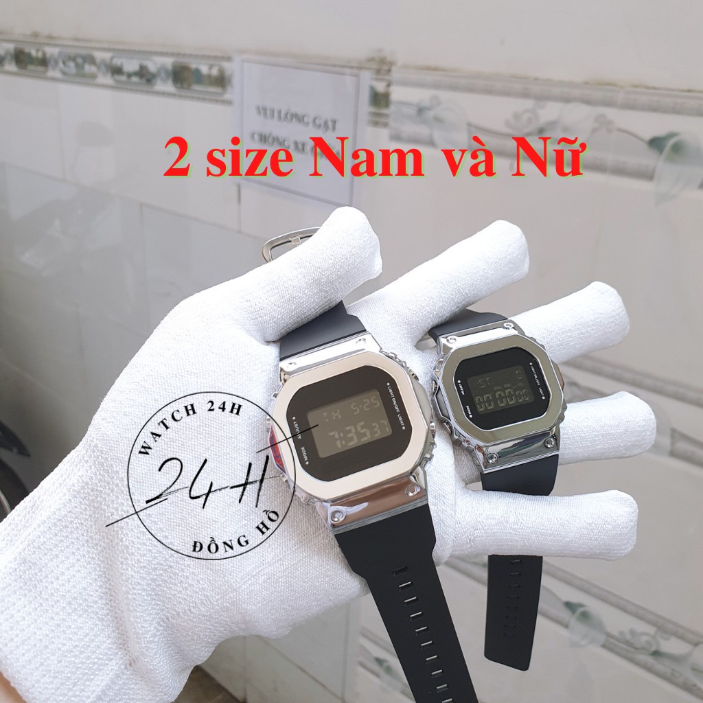 Đồng hồ nam, đồng hồ nữ G S00CK dáng Vuông 2 size khác nhau, điện tử | BigBuy360 - bigbuy360.vn