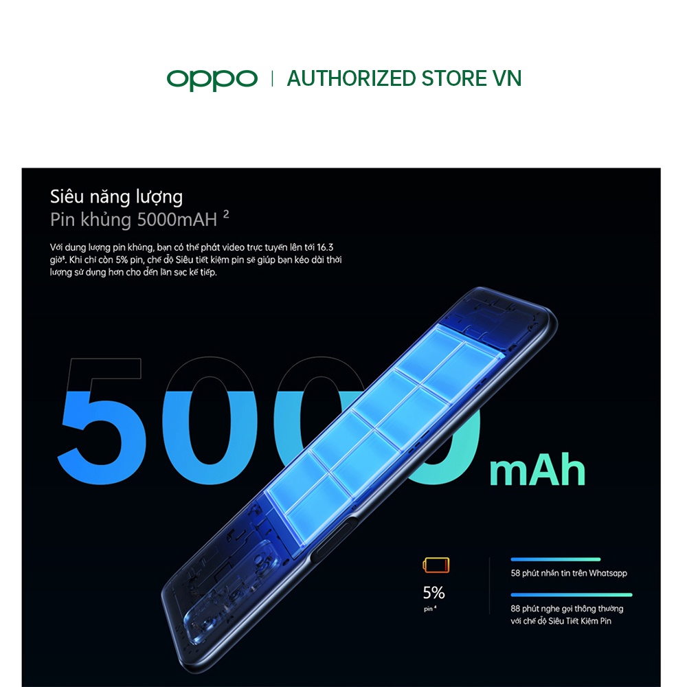 Điện thoại OPPO A55  - Hàng Chính Hãng