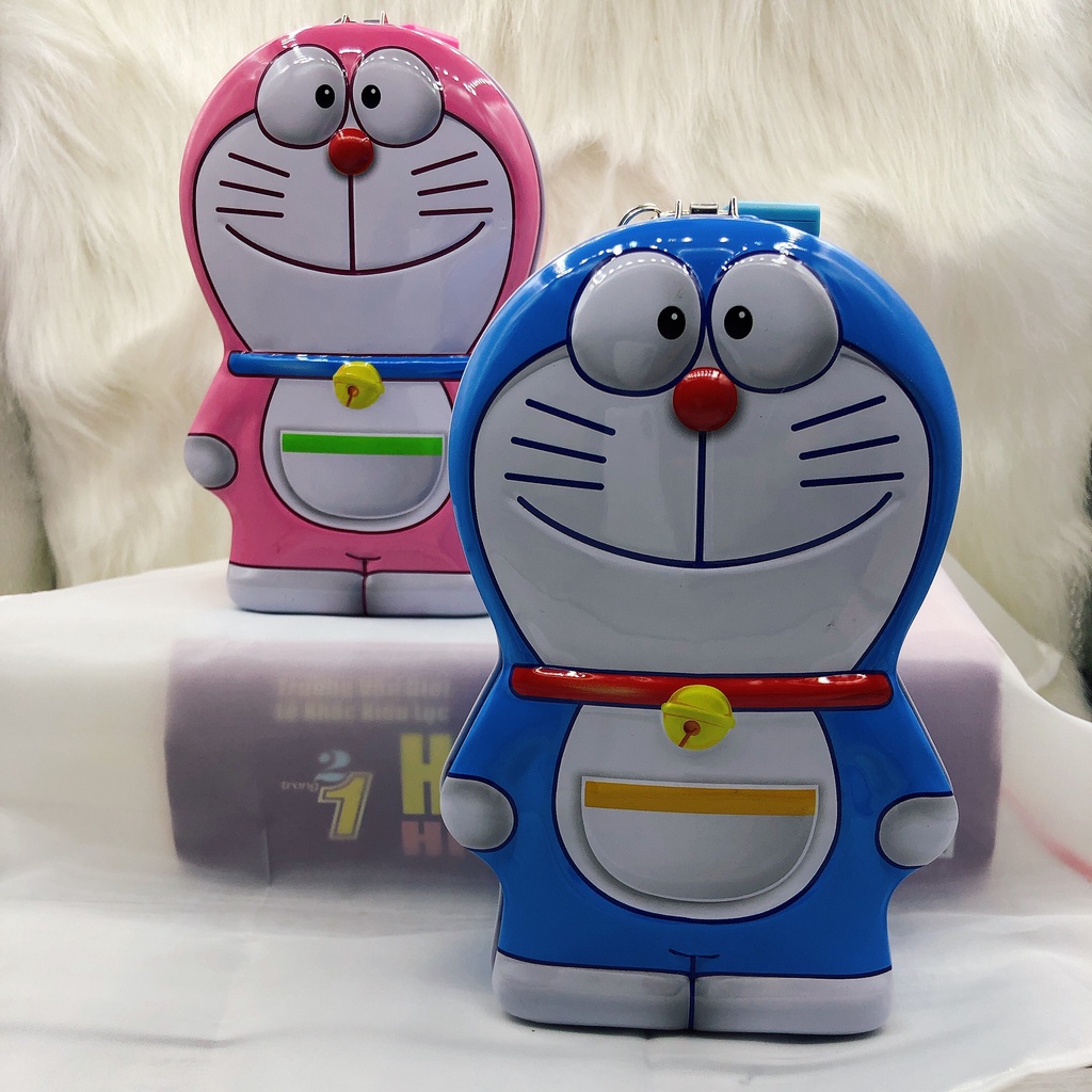 [Mẫu Hot 2022] Két Sắt Mini Tiết Kiệm Tiền Hình Doremon, Hổ, Hello Kitty, Khủng Long, Xe Ô tô Nghộ Nghĩnh Cho Bé