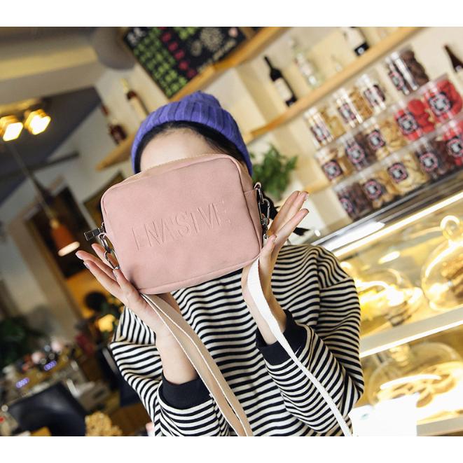 Túi đeo chéo da PU thiết kế trẻ trung phong cách Nhật Bản