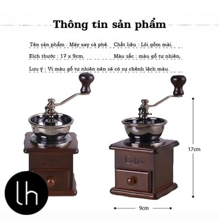 Máy xay cà phê mini kiểu dáng cổ điển !!!