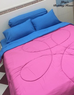 Bộ Chăn Drap - Chester Cotton Feel Solid Colour Comforter Set