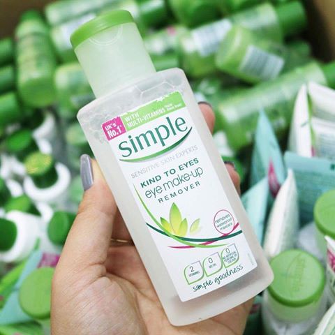 Nước Tẩy Trang Mắt Môi Simple