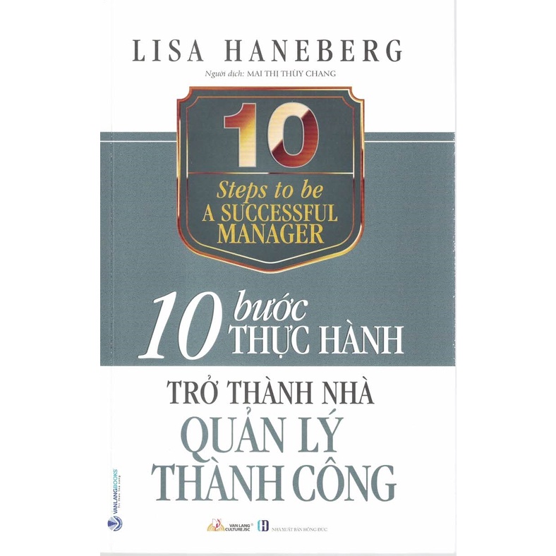 Sách - 10 Bước Thực Hành - Trở Thành Nhà Quản Lý Thành Công