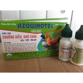 gà con tiêu chảy,chướng diều khô chân, xù lông,ít uống nước. 5 lọ x 10ml