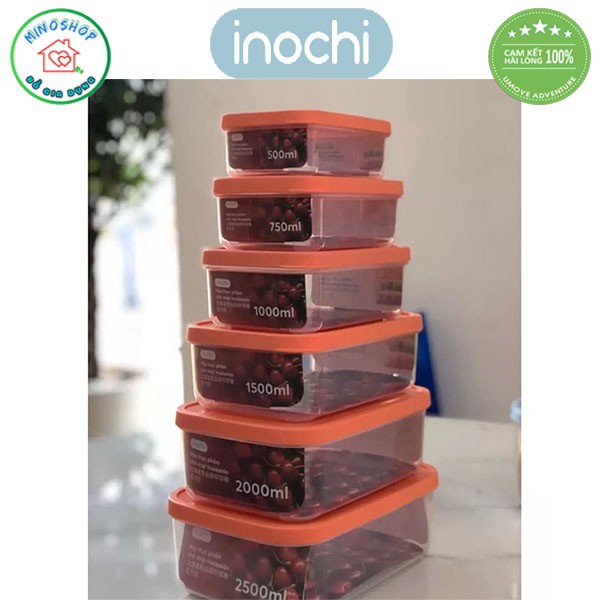 [6 Size] Hộp Đựng Thực Phẩm Nhựa Chữ Nhật Hokkaido Cao Cấp, Hộp Nhựa Đựng Thức Ăn Tủ Lạnh