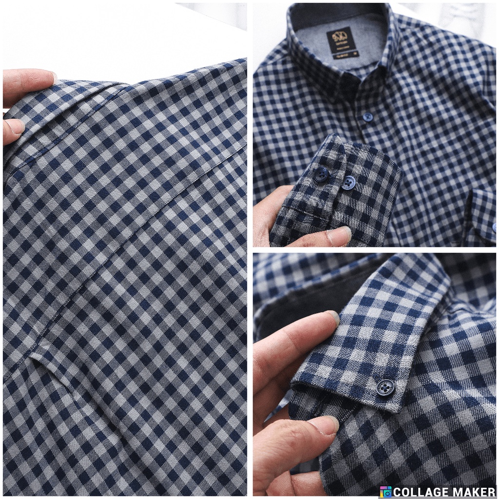 |Hẻm Store| Áo Sơ mi nam SATOSHI SASM55 caro chất cotton thoáng mát mềm mịn, thấm hút mồ hôi, dễ phối đồ | BigBuy360 - bigbuy360.vn