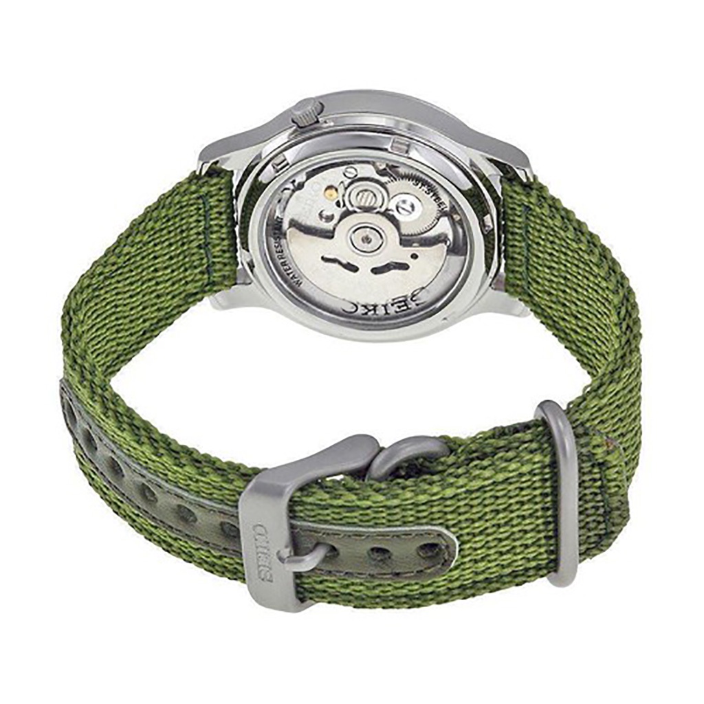 Đồng hồ nam Seiko 5 quân đội Automatic dây dù nato chống nước - bảo hành 12 tháng