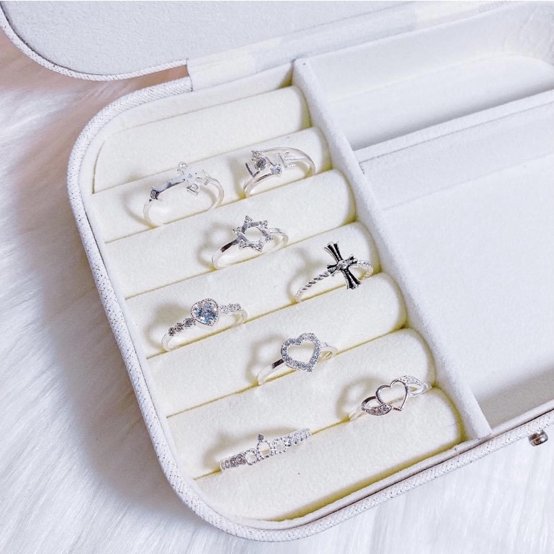 Nhẫn nữ Bạc ta sáng bóng , trẻ trung , giá rẻ - Vàng Bạc Khải Khải