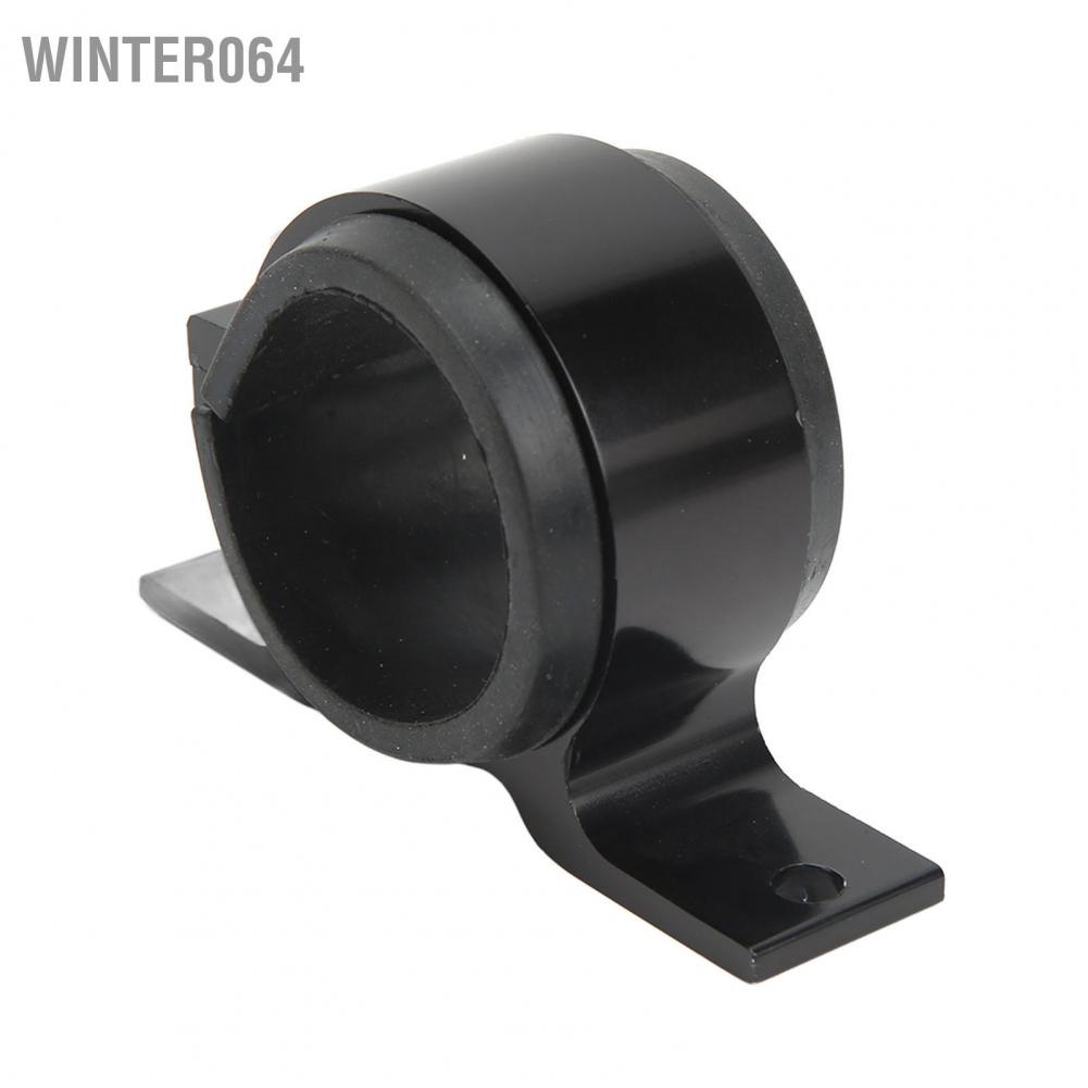 Winter064 50mm Billet Aluminum Fuel Filter Black with Bracket 6AN 8AN 10AN Adapter Universal for Car