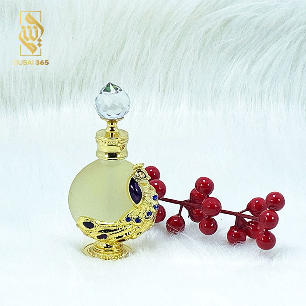 Tinh Dầu Nước Hoa Dubai Con Công Vàng Dành Cho Nữ - 15ml