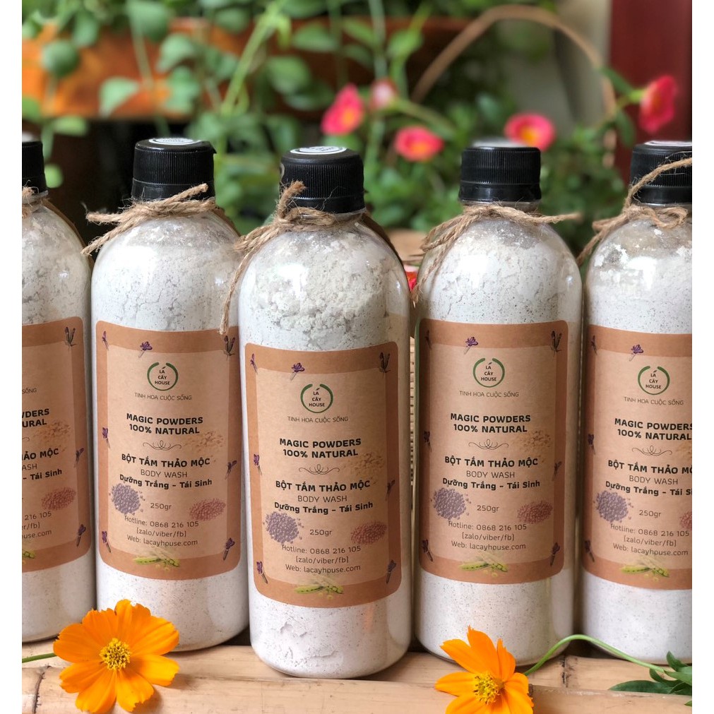BỘT TẮM TRẮNG DƯỠNG THỂ HOA LAVENDER HANDMADE 500ml | BigBuy360 - bigbuy360.vn