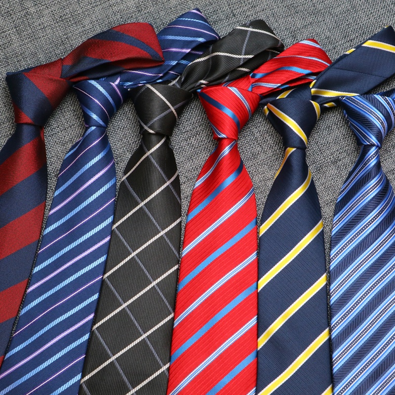 Cà Vạt 8CM Họa Tiết Sọc Thời Trang Lịch Lãm Cho Nam