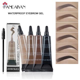 (Hàng Mới Về) Gel Xăm Lông Mày Chống Nước Kèm Cọ Tiện Dụng