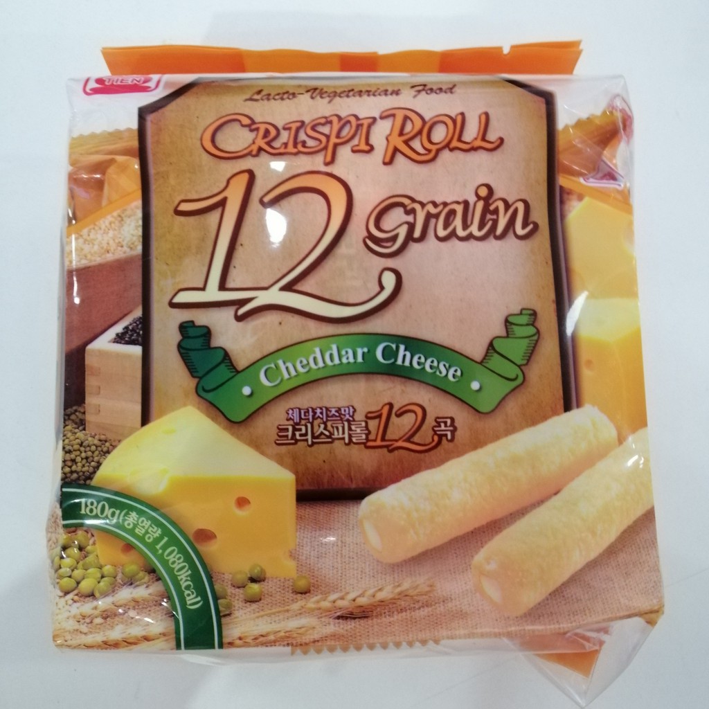 Bánh Quy Dinh Dưỡng 12 Loại Ngũ Cốc PeiTien Crispi Roll 12 Grain Vị Phô Mai (Gói 180g) | WebRaoVat - webraovat.net.vn