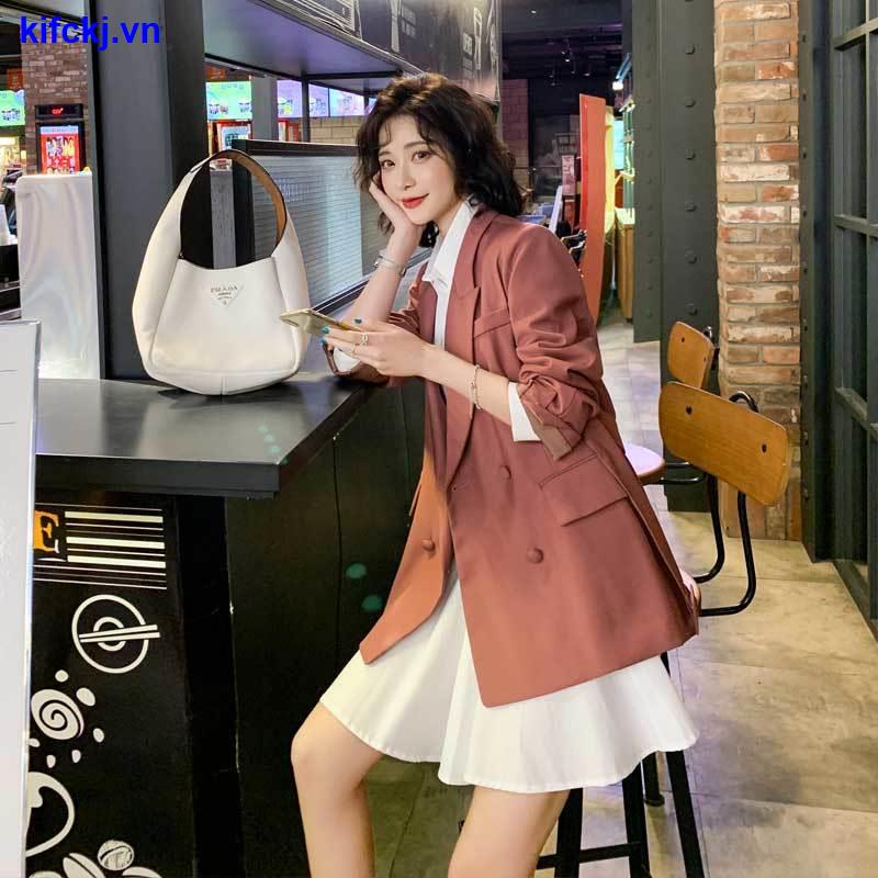 Set áo khoác + chân váy xếp ly plus size s 2021 thời trang mùa thu cho nữ | BigBuy360 - bigbuy360.vn