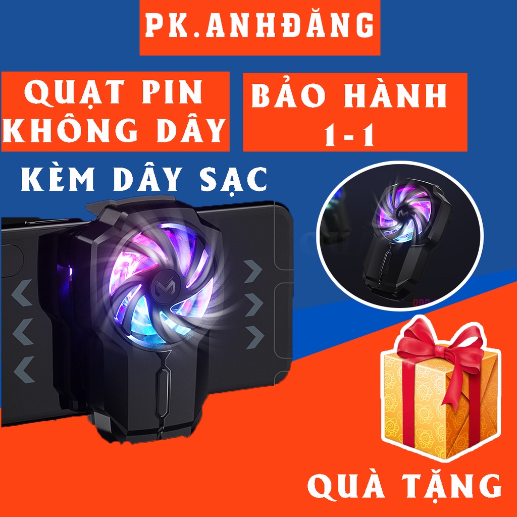 Quạt Tản Nhiệt Điện Thoại Có Pin Không Dây Memo FL05 Giá Rẻ - Phụ Kiện Chơi Game Anh Đăng